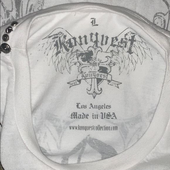 Men’s Swarovski Konquest Platinum Tshirt - Picture 6 of 7